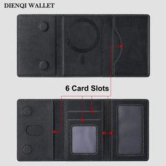 MagSafe Compatible Trifold PU Leather Wallet by Snagg A MagSafe Wallet