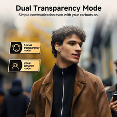 Wireless ANC Earbuds | Bluetooth 5.3 In-Ear Headphones with 6 Mic & Hi-Res Audio (34H Playtime) by Snagg An EarBud