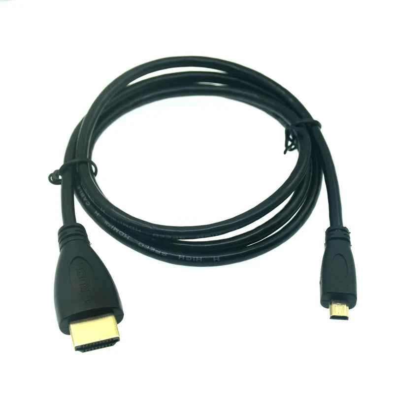 90-Degree Micro HDMI to HDMI Cable – Up/Left/Right Angle for Sony A6400, GH4 & Digital Camera (50cm/150cm)
