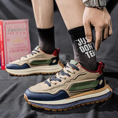 Men’s Thick Sole Casual Sports Sneakers by Snagg A Shoes