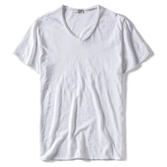 Combed Cotton V-Neck Tee | Essential Summer Fitness & Daily Top