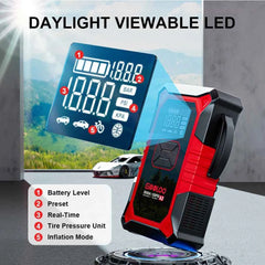 3000A car jump starter with tyre inflator – image 4
