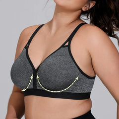 Women’s Plus Size High-Impact Sports Bra by Snagg A Bra