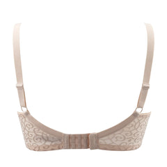 Plus Size Push Up Bra | Floral Lace Mesh Underwire Full Coverage Ultra-Thin
