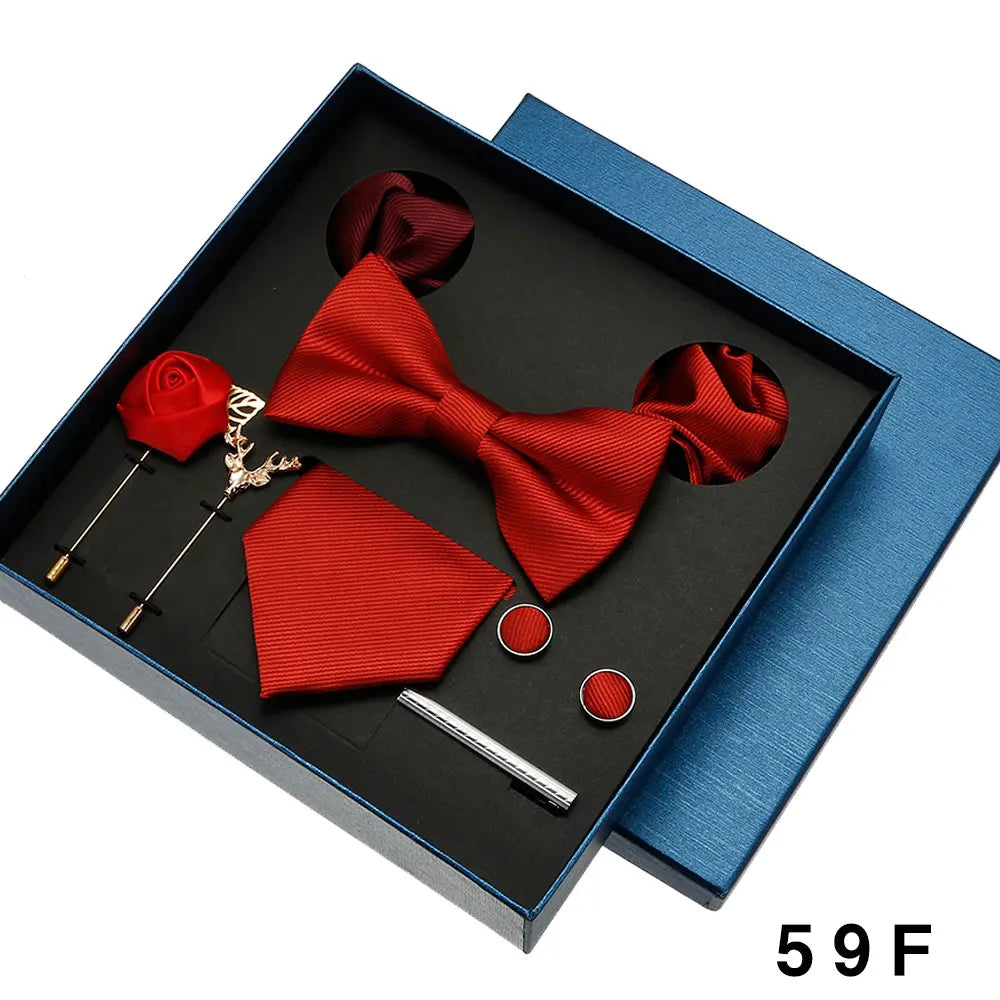 Luxury Silk Tie Set for Men - 59F - Others In Fashion