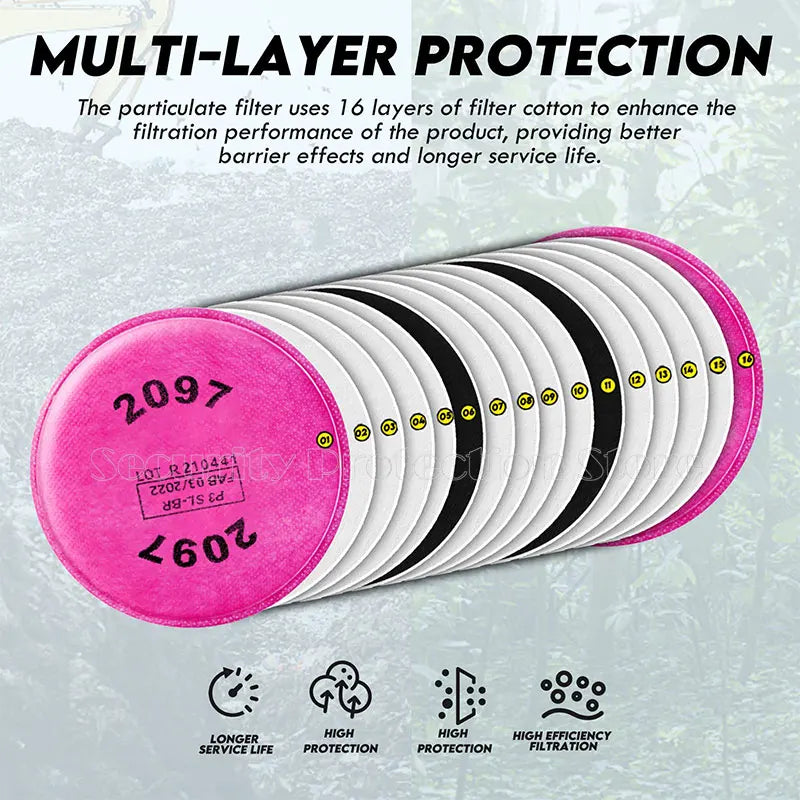 2091 / 2097 P100 Particulate Filters by Snagg A Filter