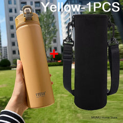 600ml/750ml High Performance Thermal Flask | Integrated Straw & All-Day Insulation