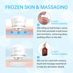 Stainless Steel Ice Roller – Cold Therapy Facial & Body Massage
