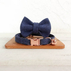 Cat Collar with Bell & Bow - SnaggIt