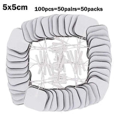 Reusable TENS/EMS Electrode Pads – Self-Adhesive Gel Therapy Patches (20–100 Pack)