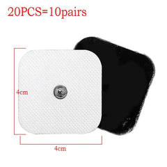 Electric TENS EMS Electrode Pads – Reusable Gel Therapy Replacement Pads