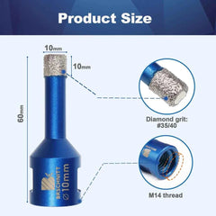 Vacuum Brazed Diamond Core Drill Bit & Heavy Duty Hole Saw for Granite, Porcelain, and Ceramic