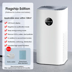 Flagship Edition HEPA Air Purifier | Negative Ion Sterilization & VOC Removal