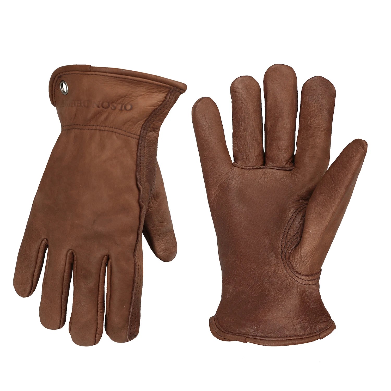Brown Leather Work Gloves for by Snagg A Gloves
