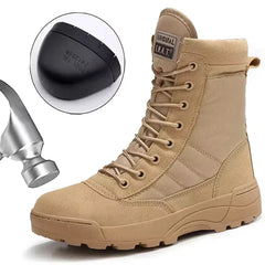 Men’s Steel Toe Tactical Work Boots by Snagg A Shoes