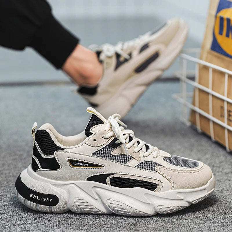 Men’s Versatile Clunky Sneakers by Snagg A Shoes