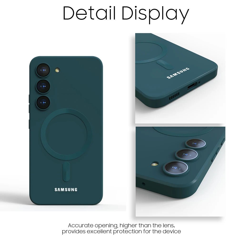 MagSafe Compatible Silicone Case for Samsung Galaxy S25 & A Series by Snagg A Phone Case