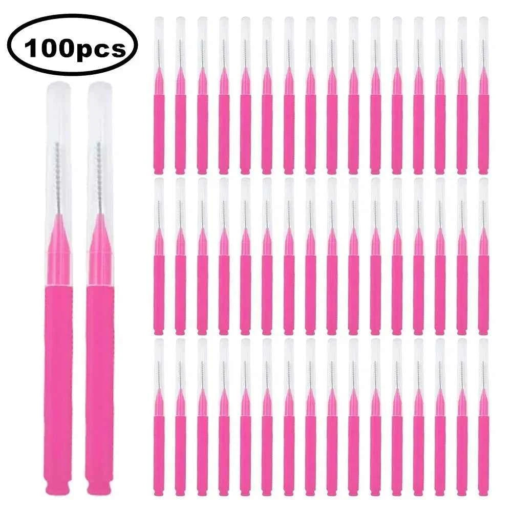 Professional 80/100 Piece Mini Grooming Set – Disposable Multi Purpose Precision Brushes