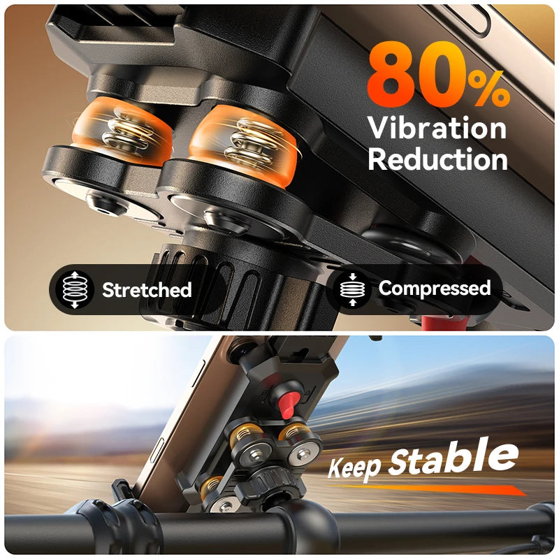 Shockproof Motorcycle Phone Holder by Snagg A Phone Holder