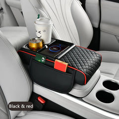 Car Armrest Cushion with Wireless Charging by Snagg An Armrest