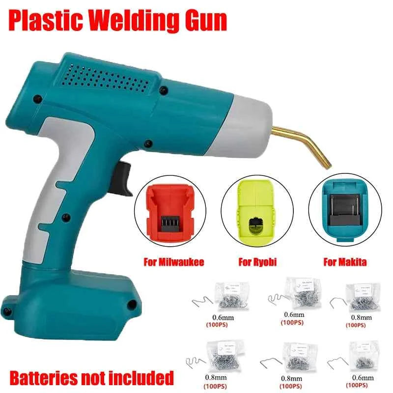 Cordless hot stapler plastic welder with LED light – image 1