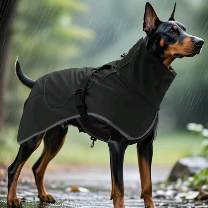 Pet Stormcoat - Waterproof Dog Raincoat with Windbreaker Protection by Snagg A Raincoat