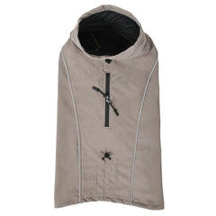 Soft-Shell Waterproof Dog Jacket for Large Dogs – Fleece-Lined Flexible Chest Safety Reflective Outdoor Coat