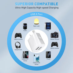 1/5Pcs 5V 2A Dual Port USB Charging Adapter by Snagg An Adapter