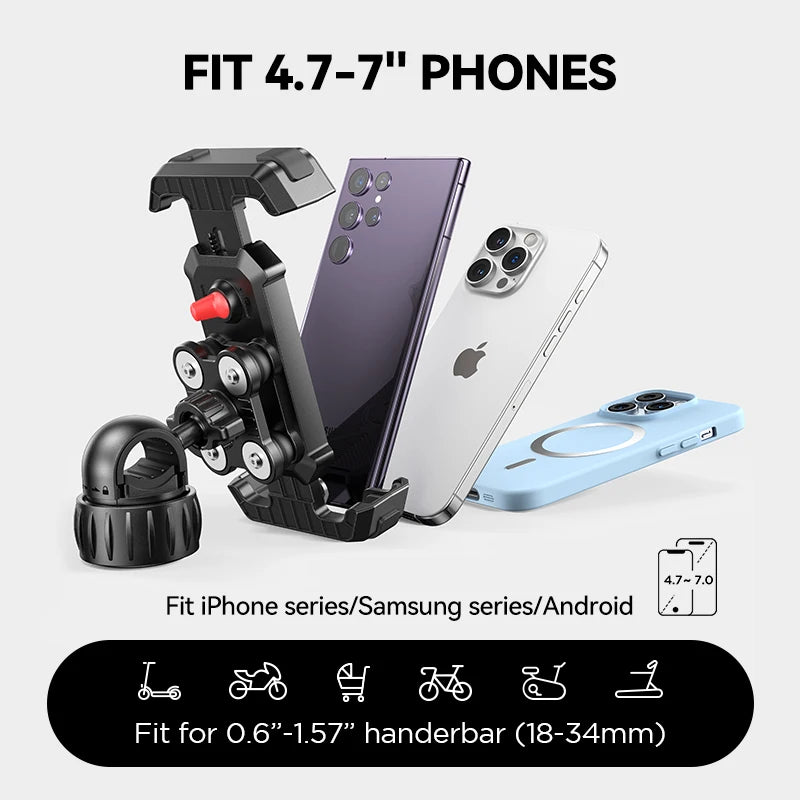 Shockproof Motorcycle Phone Holder by Snagg A Phone Holder