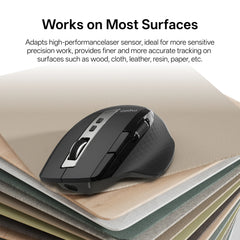 Multi Device Wireless Mouse | M+ Cross-Computer Technology & Precision Laser Navigation