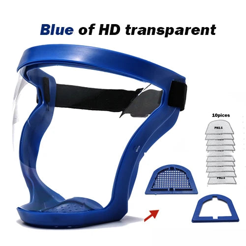 Super Protective Anti fog Full Face Shield by Snagg A Face Shield