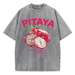 Fresh Pitaya Print Womans Streetwear T-Shirt