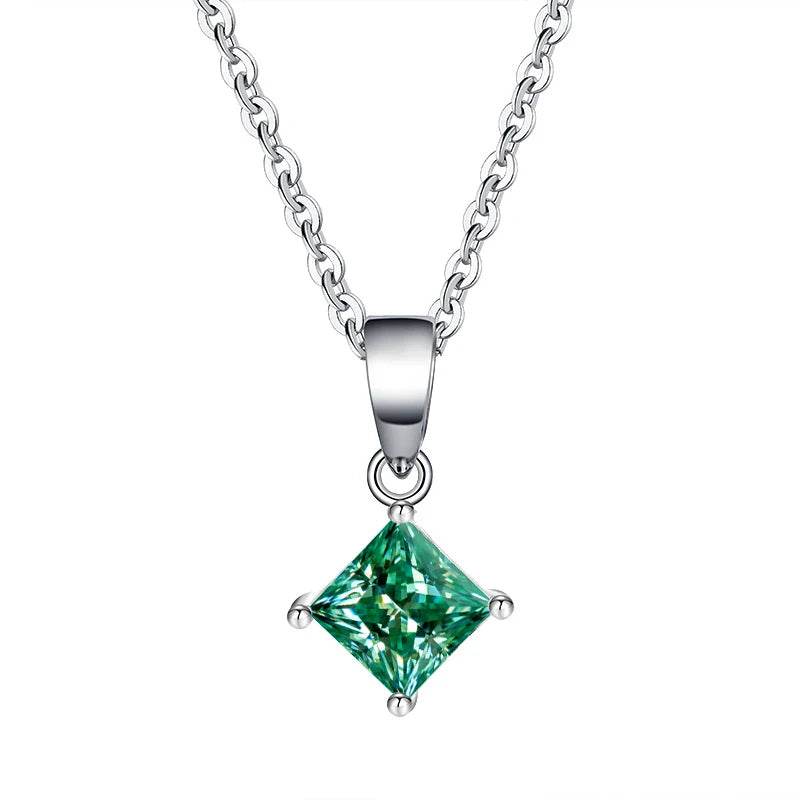 1–2CT Moissanite Pendant Necklace - SnaggIt