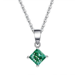 1–2CT Moissanite Pendant Necklace - SnaggIt