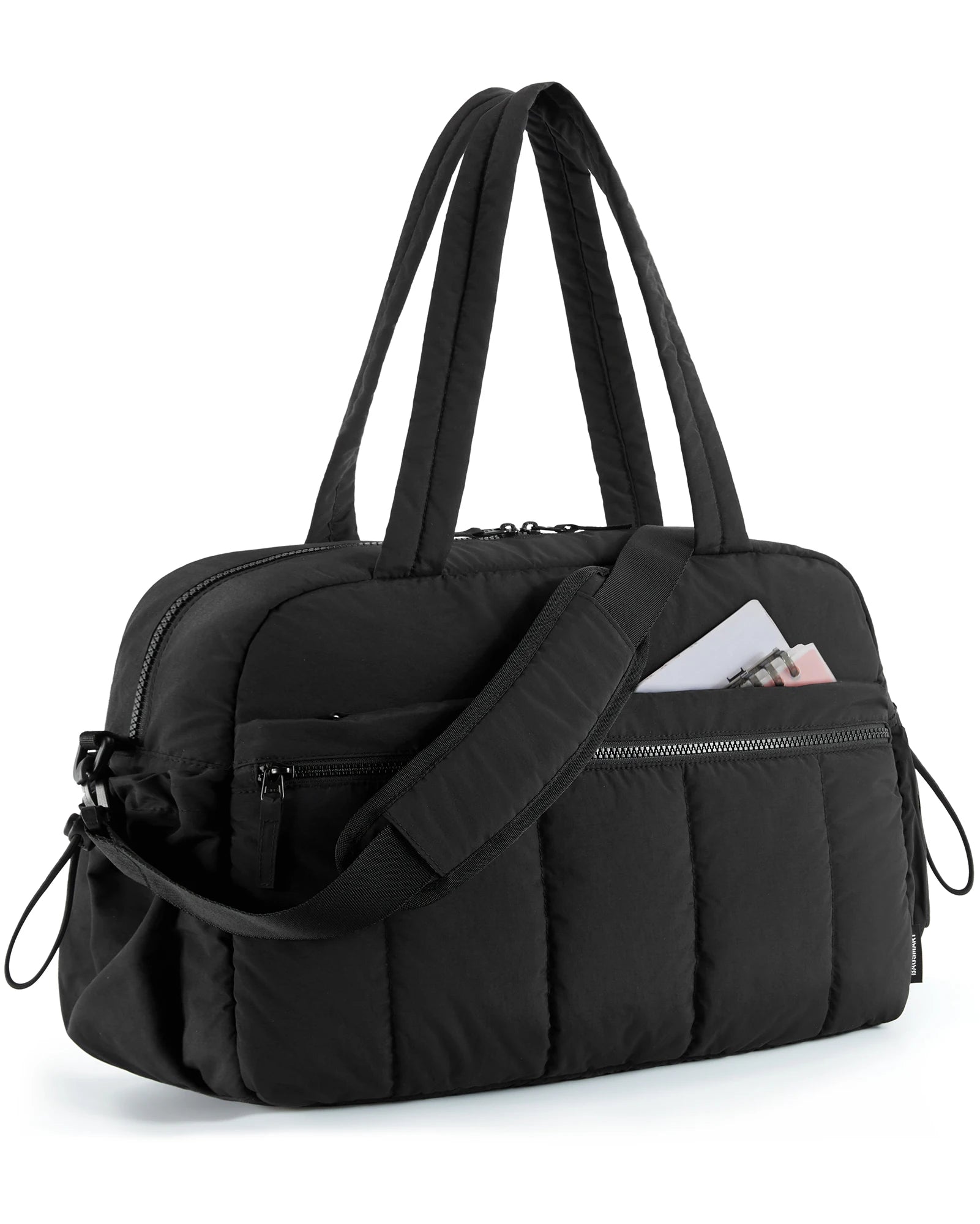Women's Lightweight Weekender Duffel Bag – Water-Resistant Travel & Gym Carry-On with Wet Pocket (24L+)