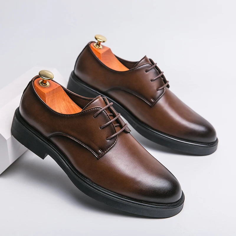 Men’s Soft Sole Casual Leather Shoes by Snagg A Shoes