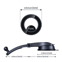 Magnetic Car Phone Holder by Snagg A Phone Holder
