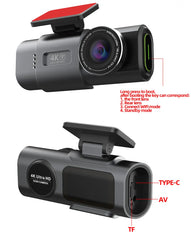 4K UHD Dual Dash Cam | Sony IMX415 Night Vision & Smart Connectivity