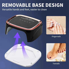 Professional Wireless HD Smart UV/LED Nail Station – High Capacity Rechargeable Curing Lamp