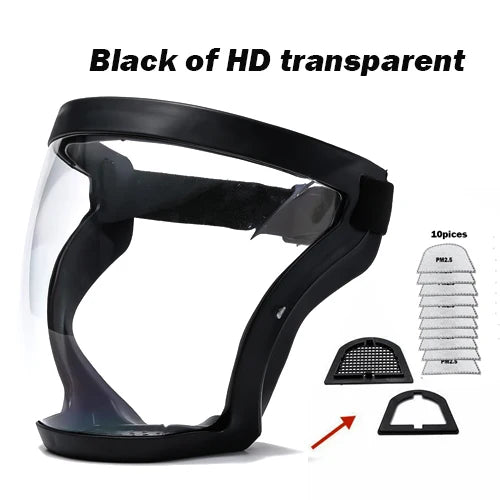 Super Protective Anti fog Full Face Shield by Snagg A Face Shield