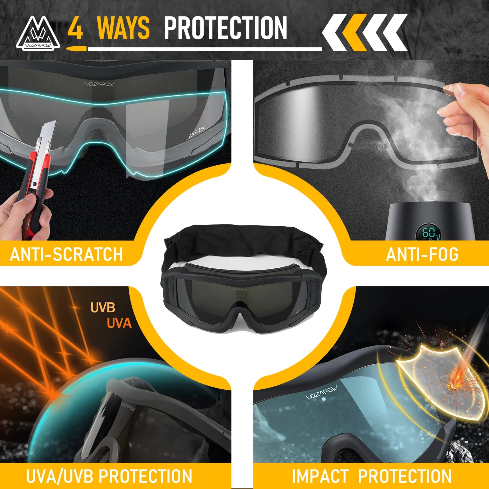 Professional Motorcycle Goggles by Snagg A Motorcycle Goggles