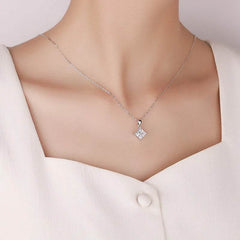 1–2CT Moissanite Pendant Necklace - SnaggIt