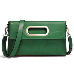Vintage Genuine Leather Crossbody Handbag – Large Capacity Designer Shoulder Bag for Women, All Seasons