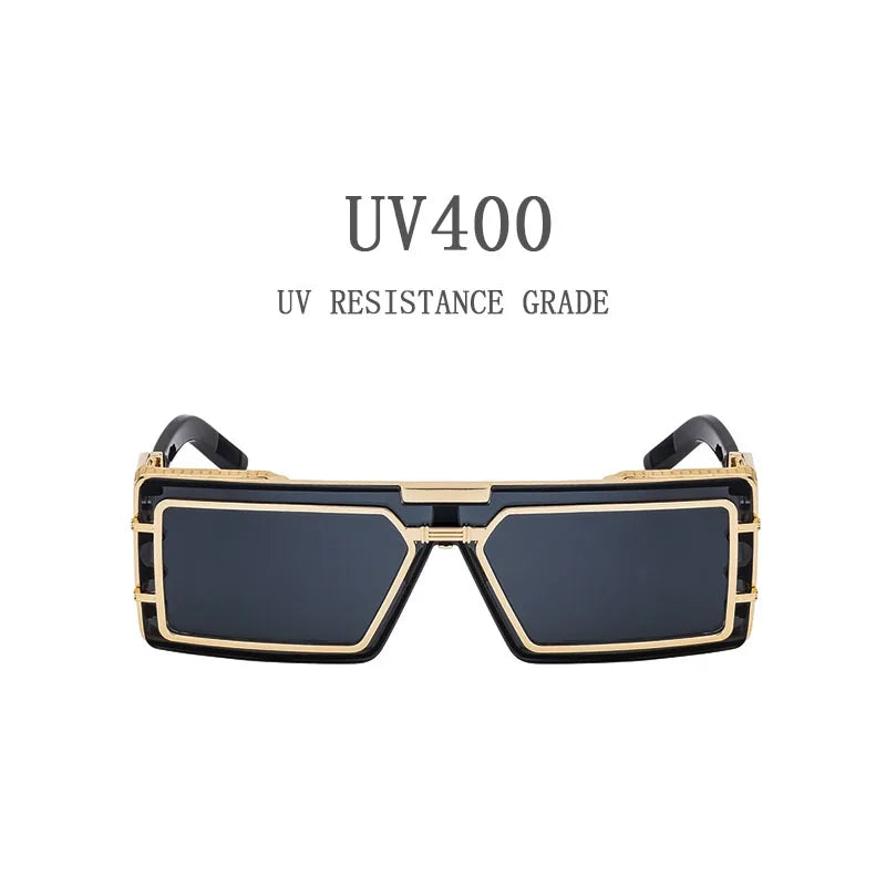 Square Vintage Luxury Steampunk Sunglasses by Snagg A Shades