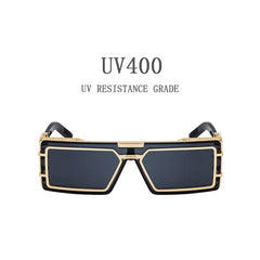 Square Vintage Luxury Steampunk Sunglasses by Snagg A Shades
