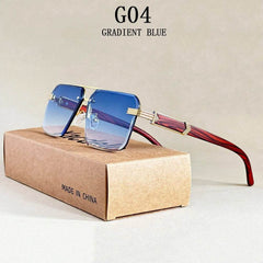 2025 Rimless Square Sunglasses - SnaggIt