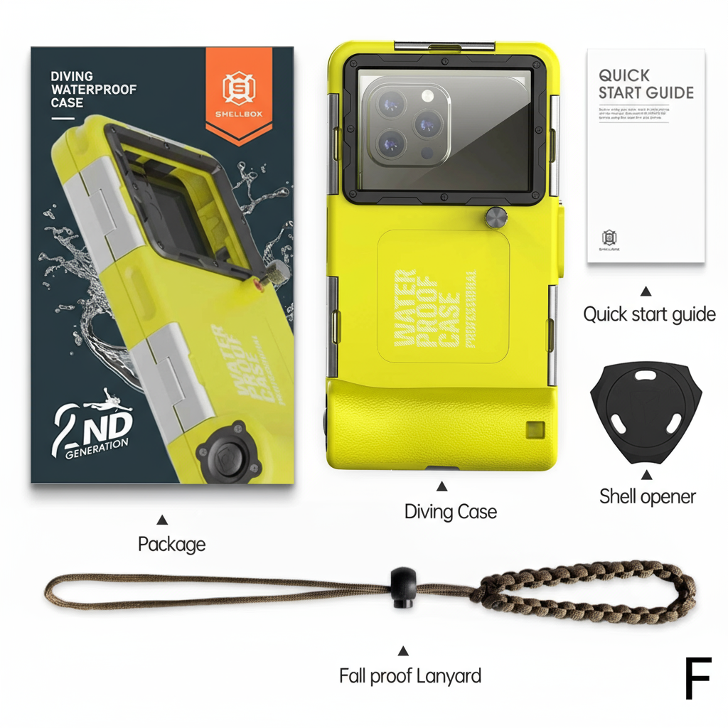 Universal Waterproof Phone Case – IP68 Rated 15m/50ft by Snagg A Phone Case