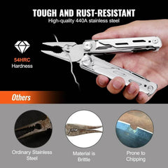 28-in-1 Stainless Steel Camping Multitool - SnaggIt