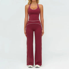 Women's 2-Piece Fitness Suit | Sports Bra & High Waist Leggings Yoga Gym Tracksuit Activewear