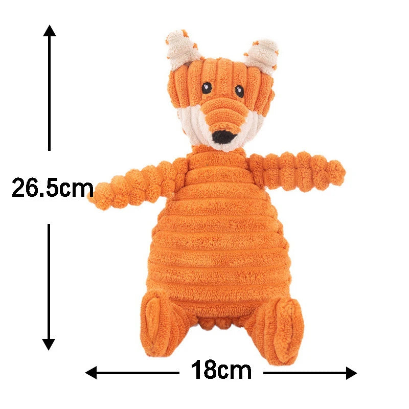 Plush Squeaky Pet Toy by Snagg A Toy